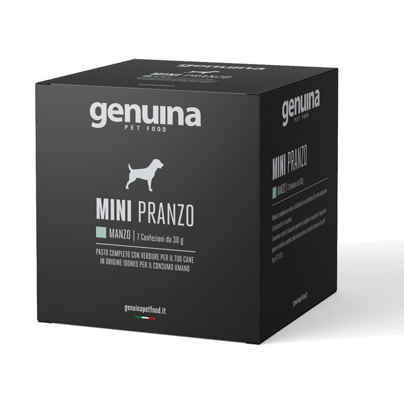 Image of Genuina Natural Pet Food Box Mini Pranzo Manzo