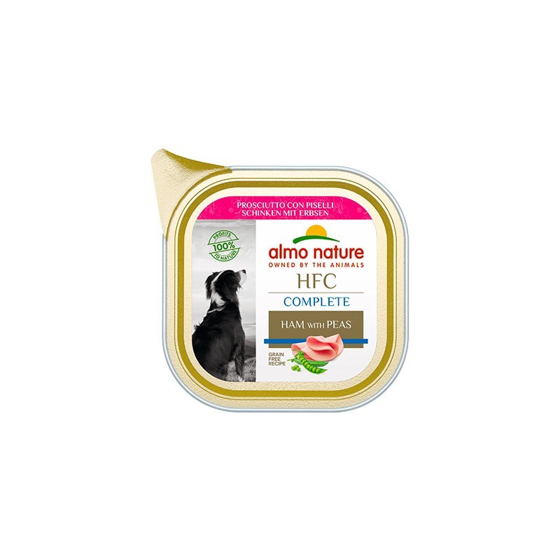 Almo Nature HFC Complete Prosciutto con Piselli Per Cani