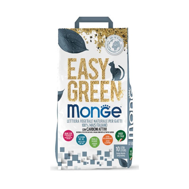 Image of Monge Lettiera Vegetale Easy Verde con Carboni Attivi062