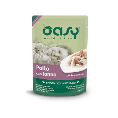 Oasy Cat Natural Adult Pollo con Tonno