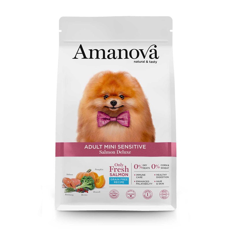 Amanova Adult Mini Sensitive Salmone per Cani