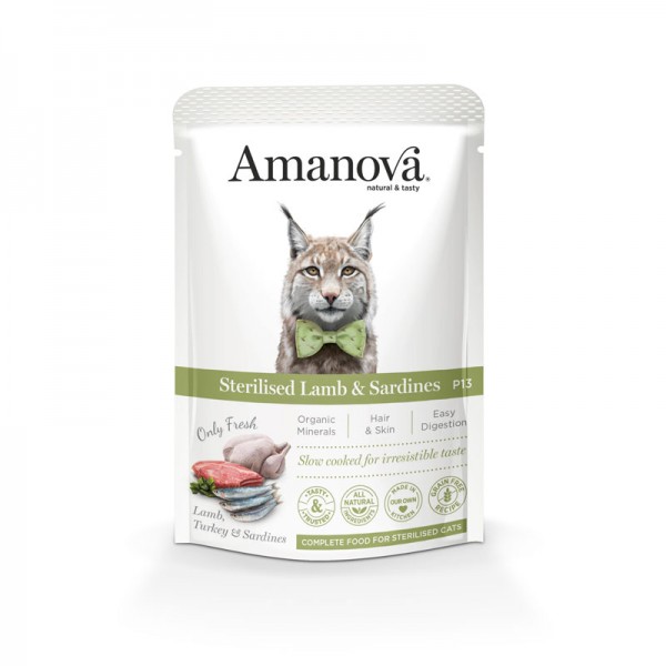 Amanova Sterilised Agnello e Sardine P13