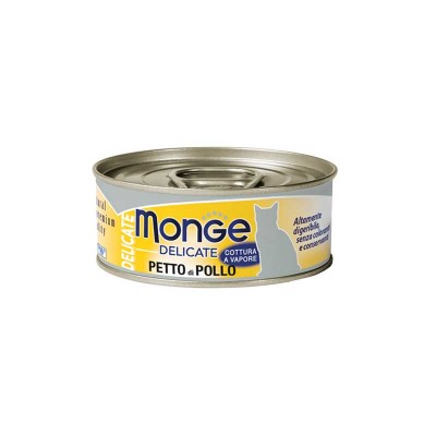 Monge Delicate Gatto Petto di Pollo per Gatto 80gr