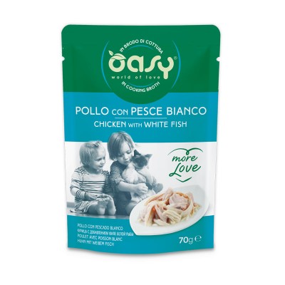 Oasy More Love Pollo con Pesce Bianco