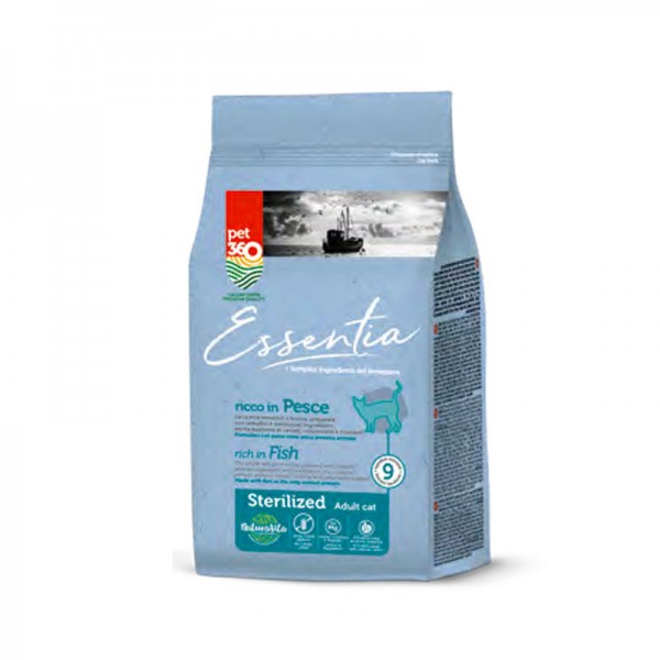 Essentia Adult Sterilized al Pesce Grain Free per Gatti