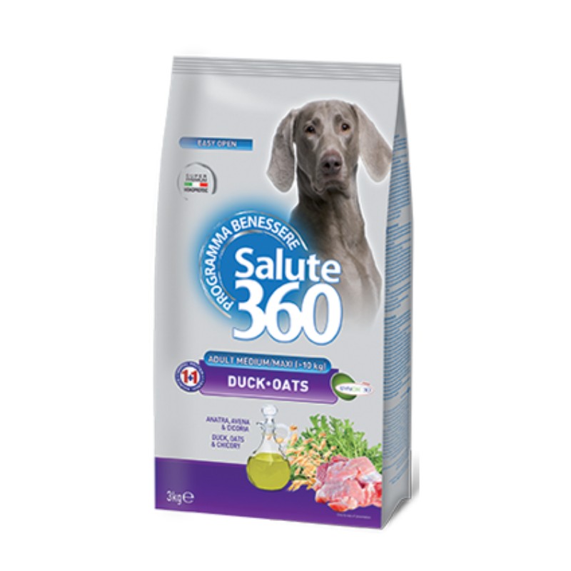 Image of Salute360 Adult Medium Large Anatra e Avena Per Cani062