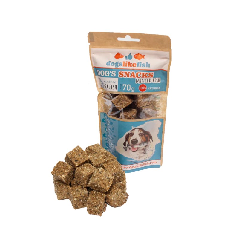 Image of Dogslikefish Snack al Merluzzo Tritato062