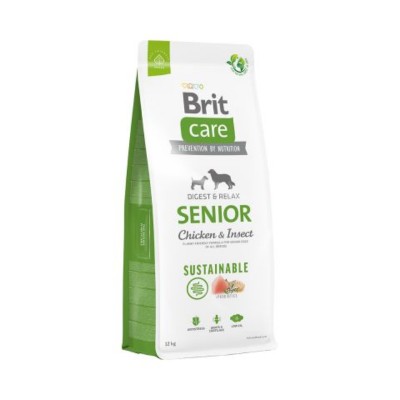 Brit Care Sustainable Senior Pollo e Insetti Per Cani