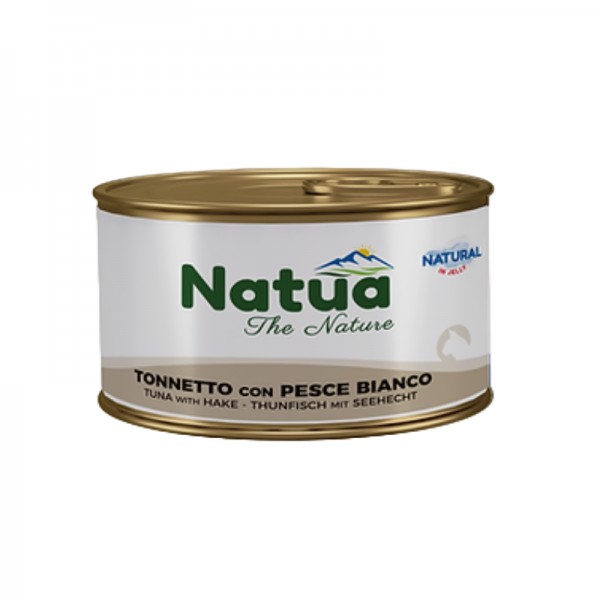 Natua Natural Jelly Tonnetto e Pesce Bianco per Gatti