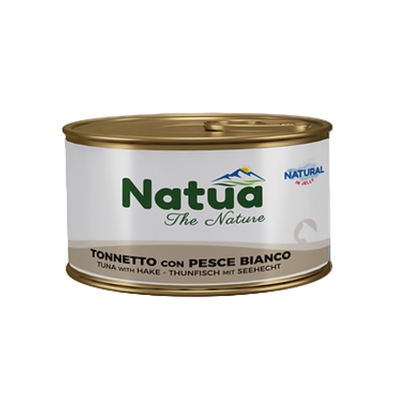 Image of Natua Natural Jelly Tonnetto e Pesce Bianco 85g per Gatti062