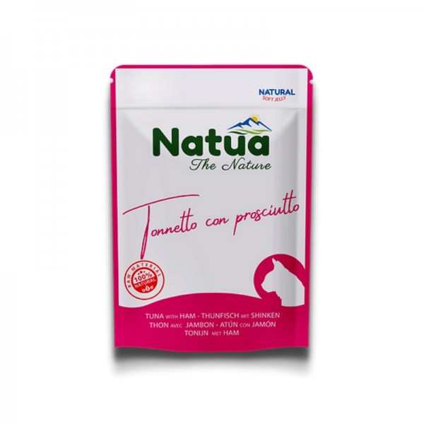 Natua Buste Tonnetto e Prosciutto per Gatti