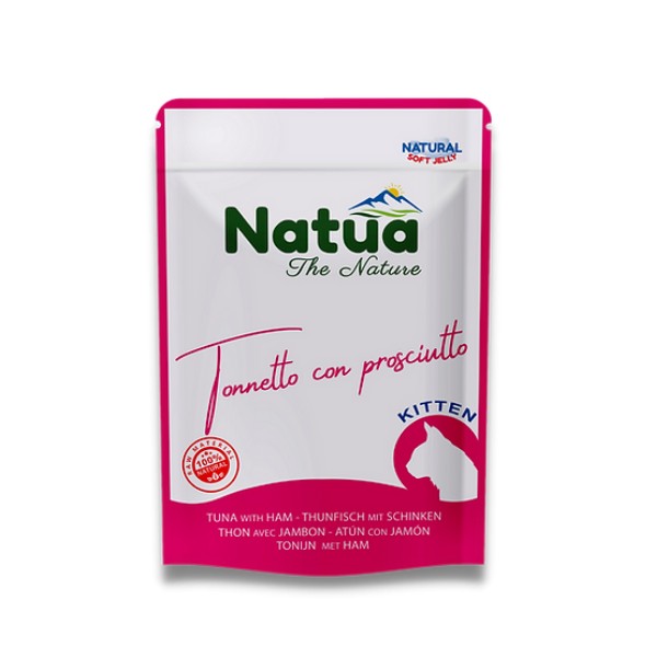 Natua Buste Tonnetto e Prosciutto per Gattini