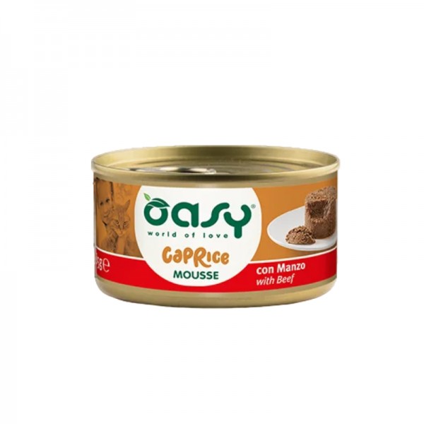 Oasy Caprice Mousse al Manzo per Gatti 85gr