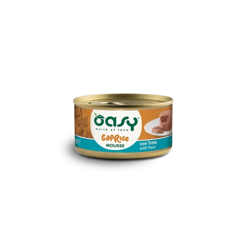 Image of Oasy Caprice Mousse alla Trota per Gatti 85gr062