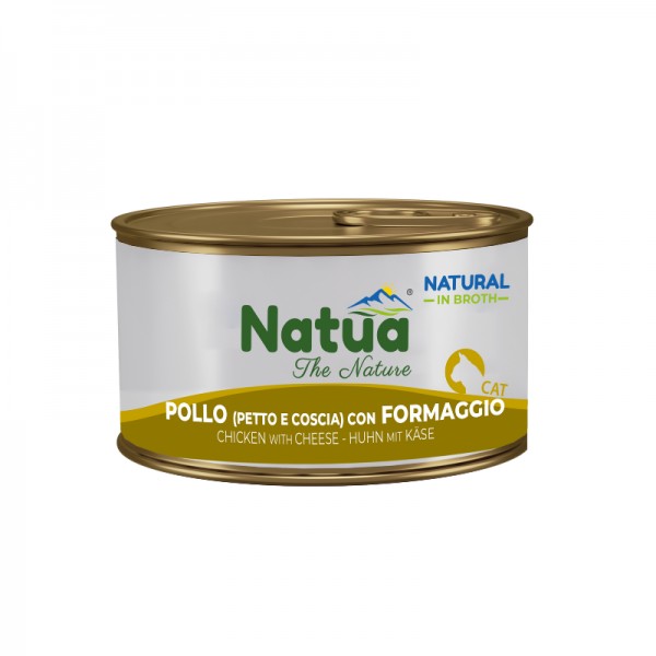 Natua Natural Brodo Pollo e Formaggio per Gatti