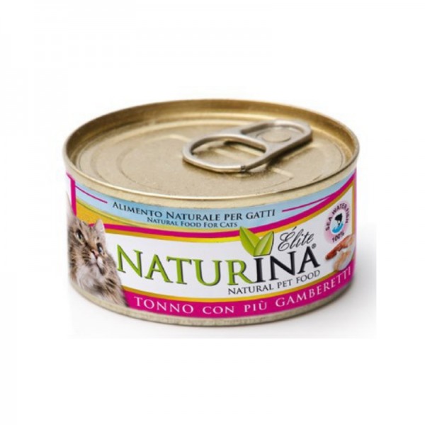 Naturina Elite Tonno con Gamberetti per Gatti