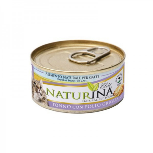 Naturina Elite Tonno con Pollo grigliato per Gatti