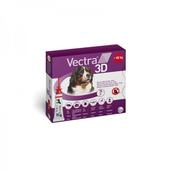 Vectra 3D Antiparassitario Cane 40kg