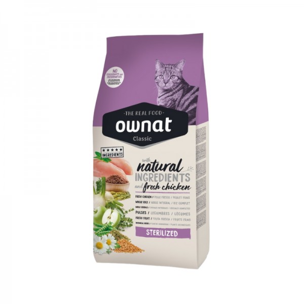 Ownat Classic Sterilized al Pollo per Gatti