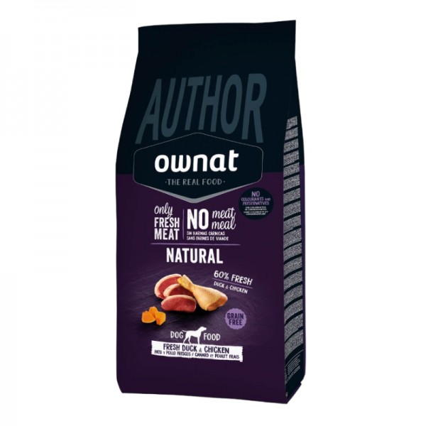 Ownat Dog Author Grain Free Adult Pollo e Anatra per Cani