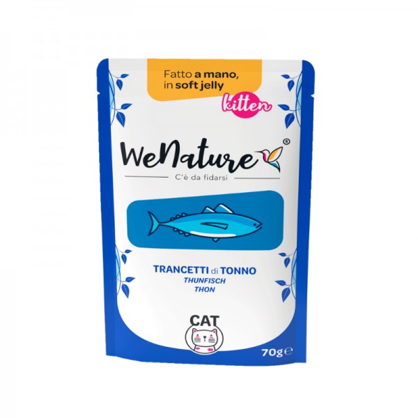 WeNature Kitten Tonno Soft Jelly in Busta per Gattini