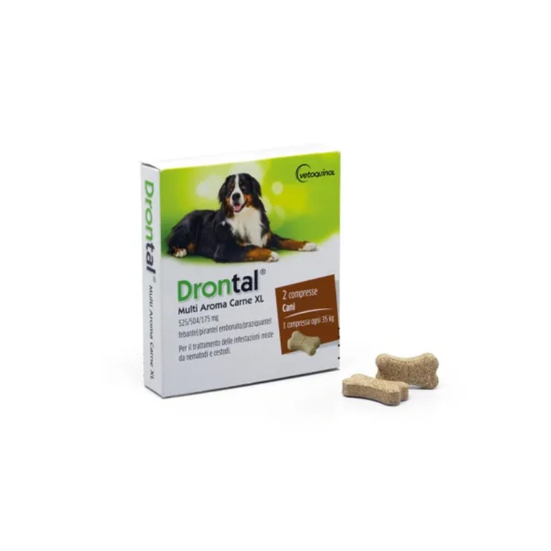 Image of Drontal Multi Aroma Carne XL Compresse per Cani062