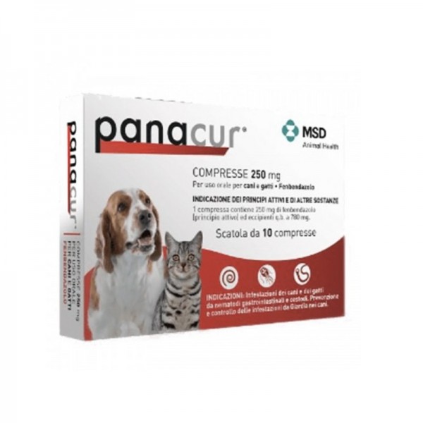 Panacur Compresse 250mg per Cani e Gatti