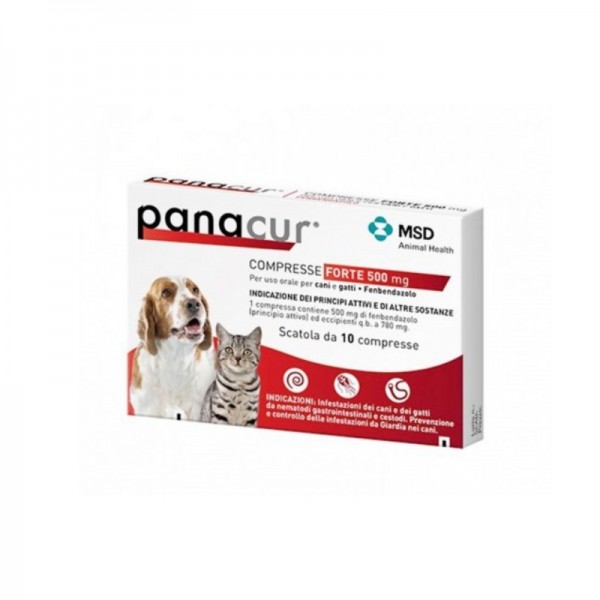 Panacur Forte Compresse 500mg per Cani e Gatti