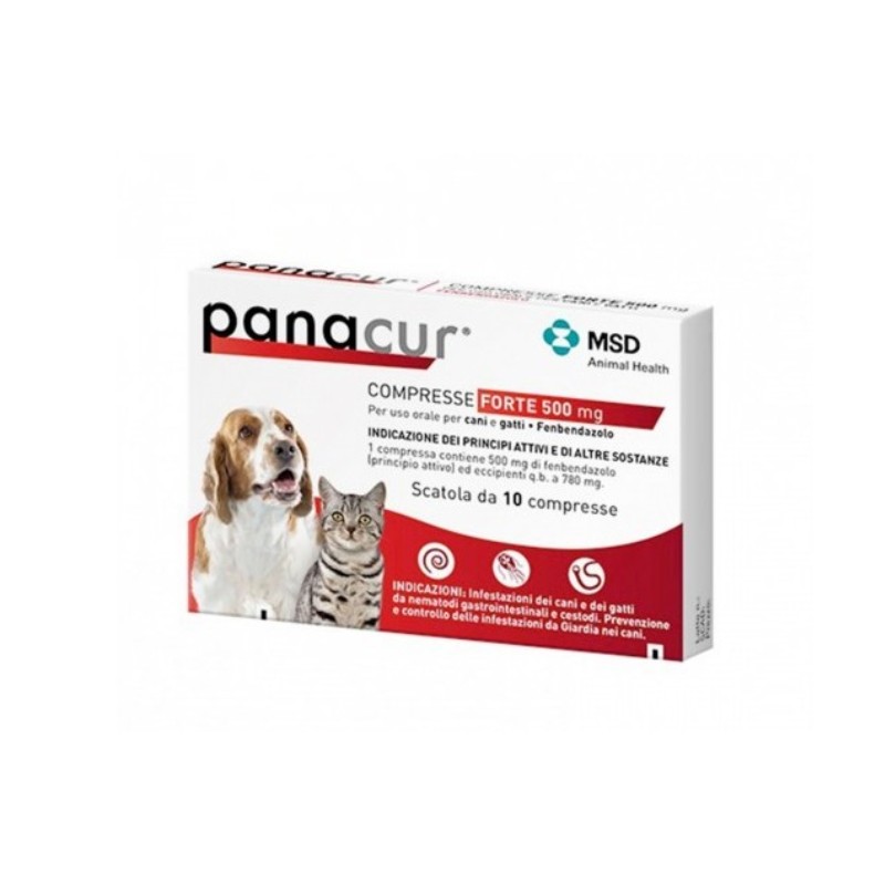 Panacur Forte Compresse 500mg per Cani e Gatti