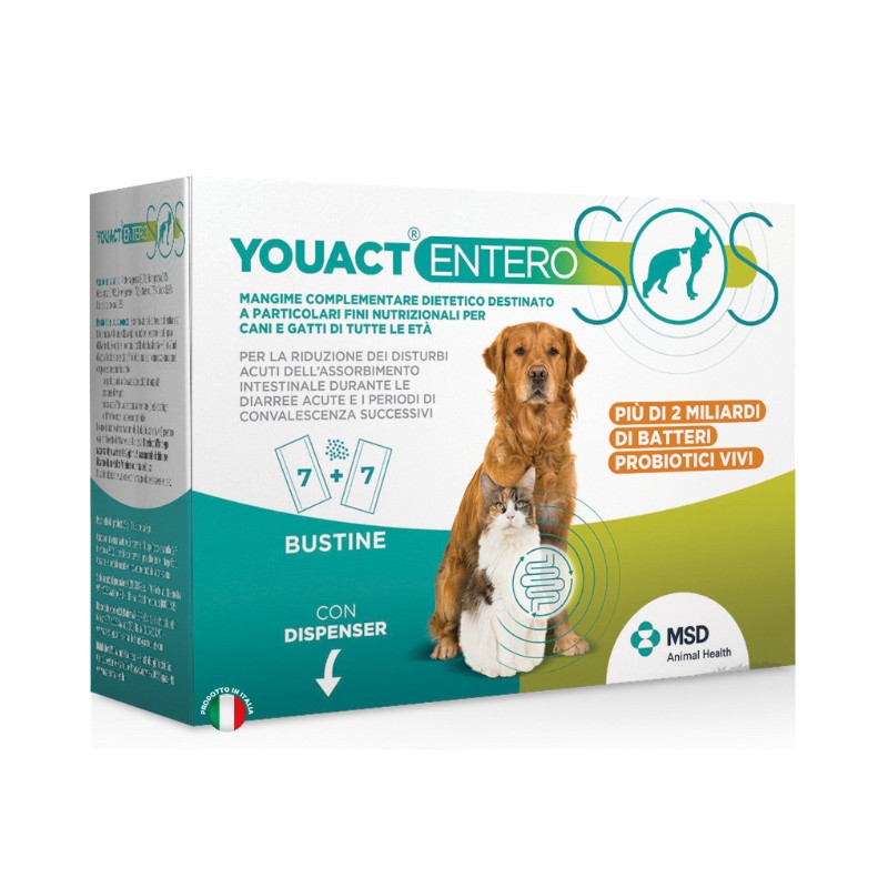 Image of MSD Youact Entero SOS Buste per Cani e Gatti062