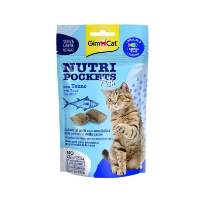 Gimpet Nutri Pockets con Tonno per Gatti