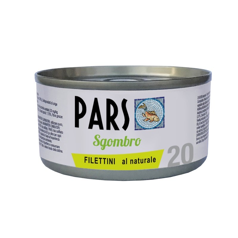 Image of Pars Monoproteico Filettini al Naturale Sgombro per Cani e Gatti 85gr062