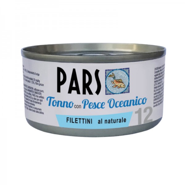 Pars Filettino Naturale Tonno con Pesce Oceanico per Cani e Gatti 85g