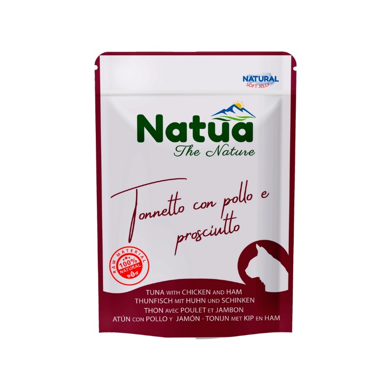 Image of Natua Buste Tonnetto Pollo e Prosciutto per Gatti062