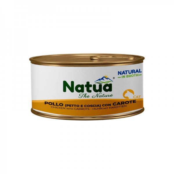 Natua Natural Brodo Pollo e Carote per Gatti