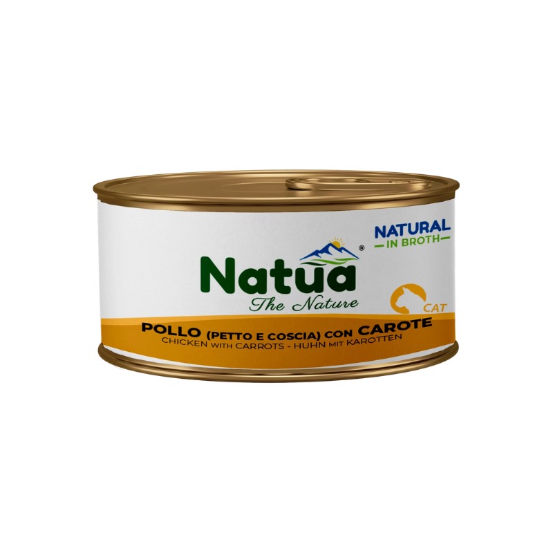 Natua Natural Brodo Pollo e Carote per Gatti