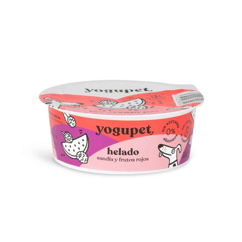 Yogupet Gelato con Anguria e Frutti Rossi per Cani