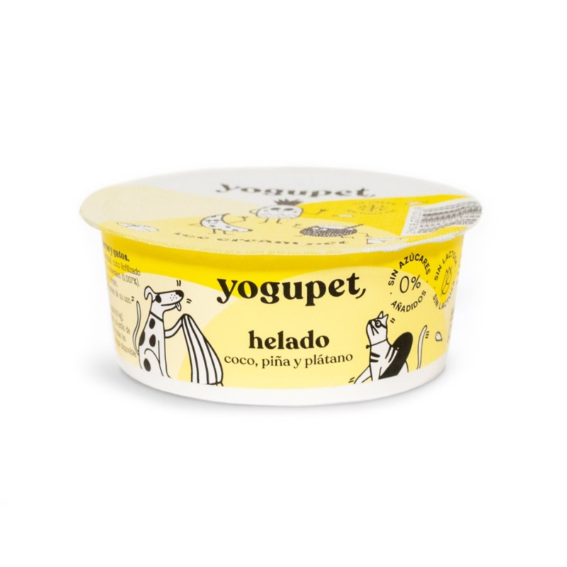 Yogupet Gelato con Ananas Banana e Cocco per Cani