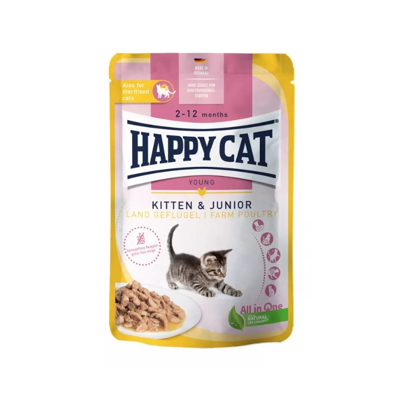 Happy Cat Kitten al Pollo