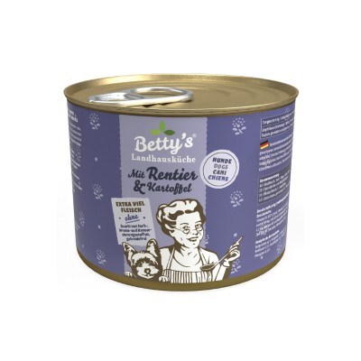 Betty's Country House Kitchen Renna e Patate Umido per Cani