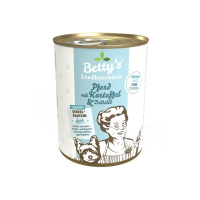 Betty's Landhausküche Cavallo con Patate Umido per Cani