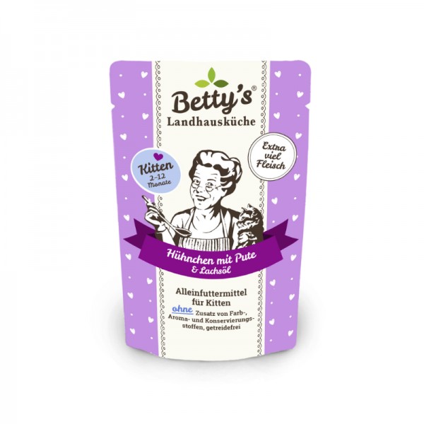 Betty's Country House Kitchen Pollo con Tacchino Umido per Gattini