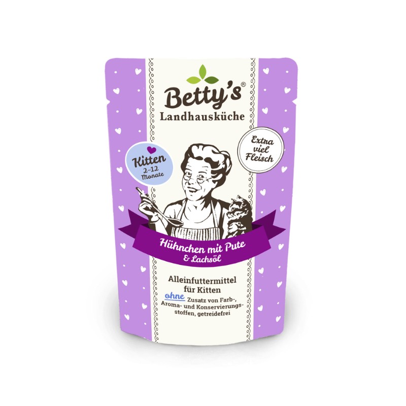 Betty's Landhausküche Pollo con Tacchino Umido per Gattini