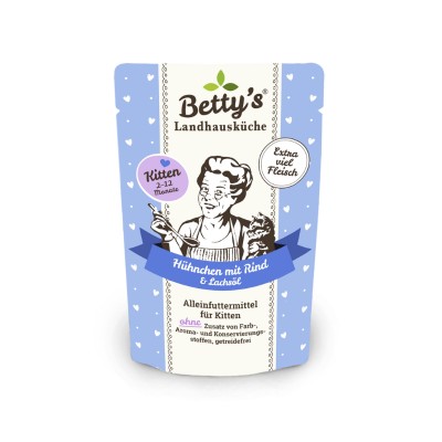 Betty's Country House Kitchen Pollo con Manzo Umido per Gattini