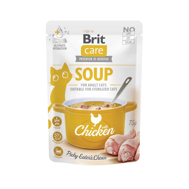 Image of Brit Care Cat Soup Pollo per Gatti062