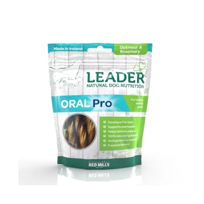 Leader Oral Pro Dental Sticks Riso Farina di Avena e Rosmarino per Cani