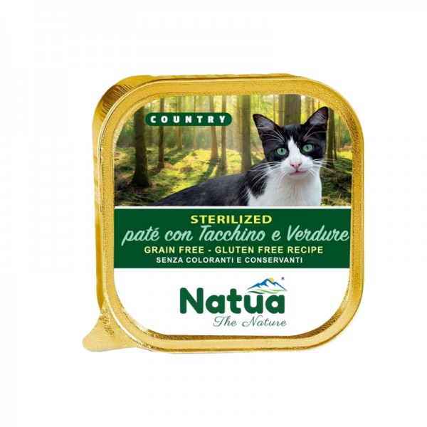 Natua Country Sterilized Tacchino per Gatti