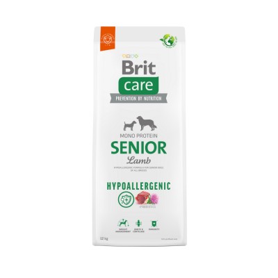 Brit Care Hypoallergenic Senior Agnello e Riso Per Cani