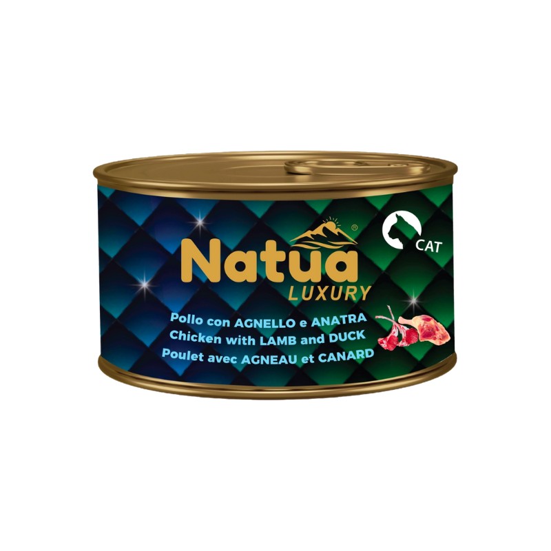 Natua Luxury Jelly Pollo con Agnello e Anatra per Gatti