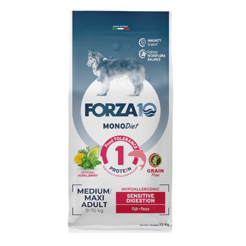 Forza10 Medium Maxi Diet Digestion Pesce per Cani